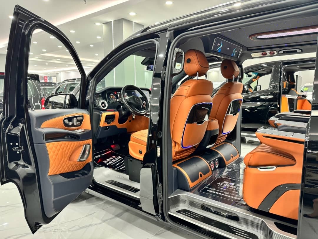 Beyond Autos _ 2024 Mercedes Vito VIP 2.0L - Interior Orange (14)