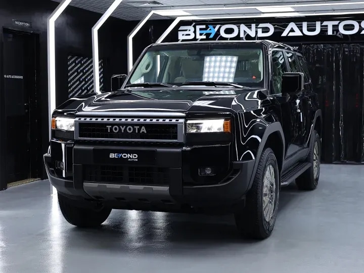 2026 Toyota Land Cruiser Prado J250 2.8L Turbo Black Inside Beige - Beyond Autos - www.beyondautos.com