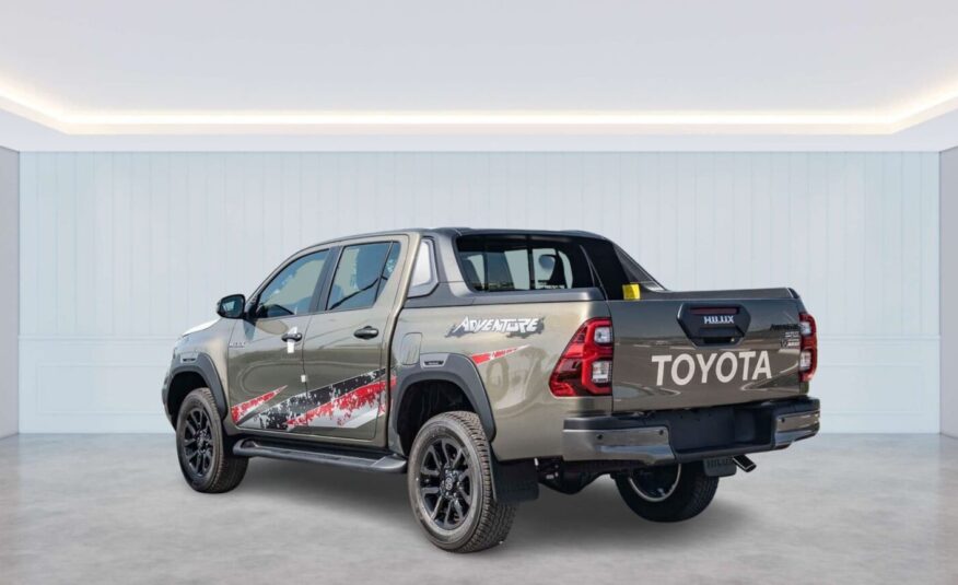 2024 TOYOTA HILUX DOUBLE CAB PICKUP ADVENTURE 2.8L DIESEL 4WD AUTOMATIC