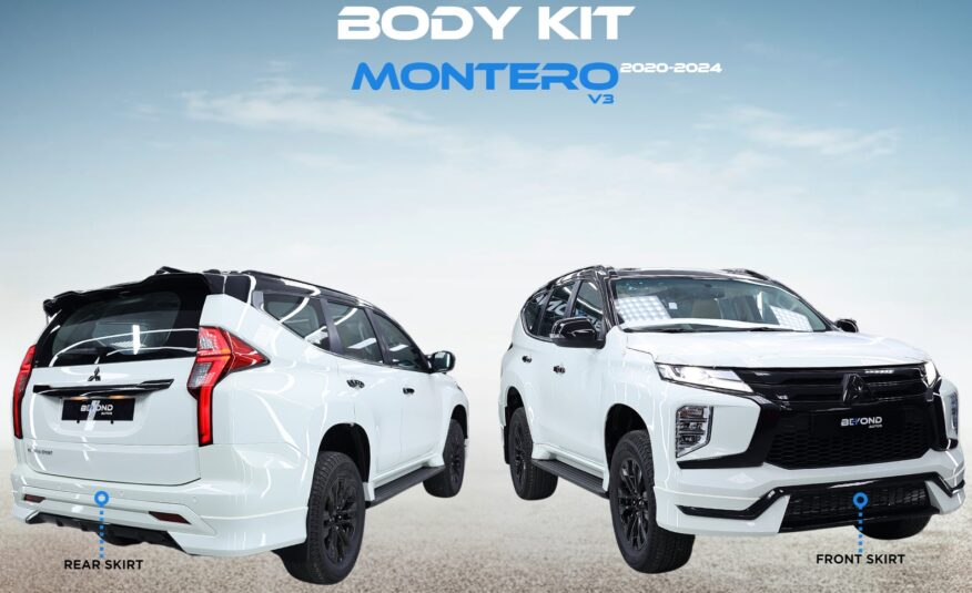 Body Kit V3 for Mitsubishi Montero fits 2020 – 2024 models