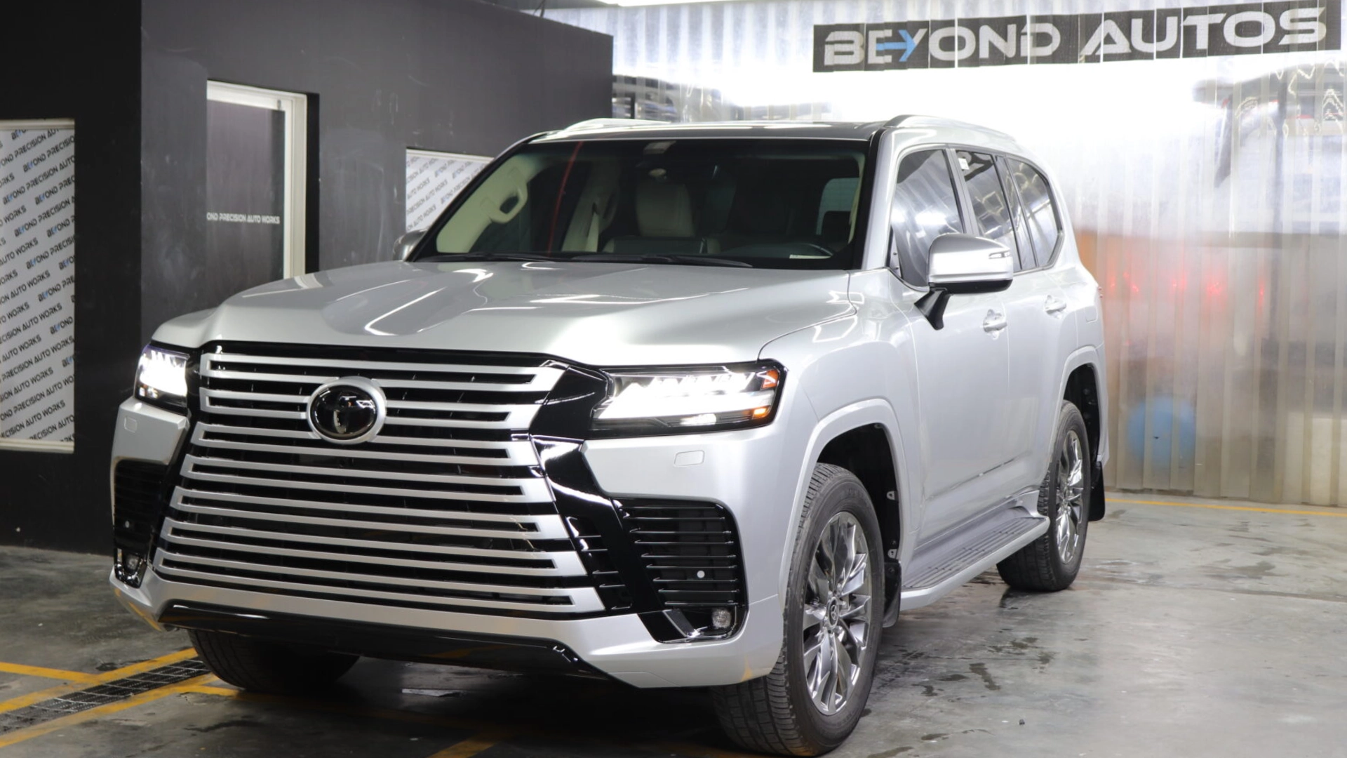 Toyota-Land-Cruiser-LC-Lexus-Upgrade-Body-Kit-V1-Beyond-Auto-Accessories Side Front