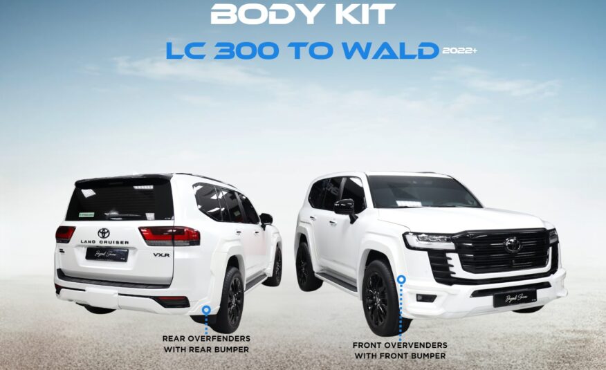 Body Kit Wald for Toyota Land Cruiser fits 2022 – 2024 models