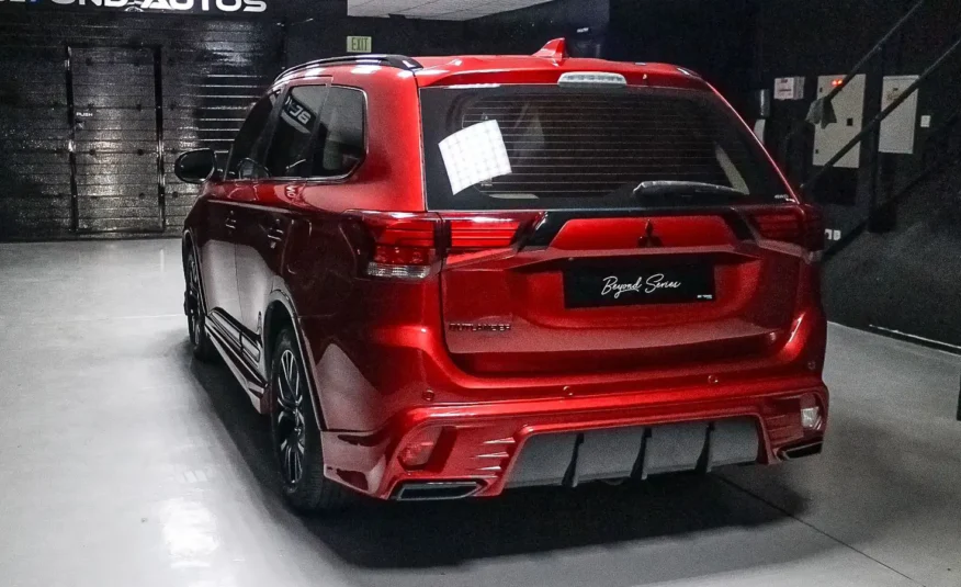 Beyond Auto Accessories _ Outlander V1 _ Red _ Body Kit Rear 2016 2017 2018 2019 2020 2021 2022