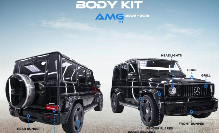 Upgrade Facelift G63 AMG Body Kit for Mercedes G550 Fits 2009 – 2018 Models