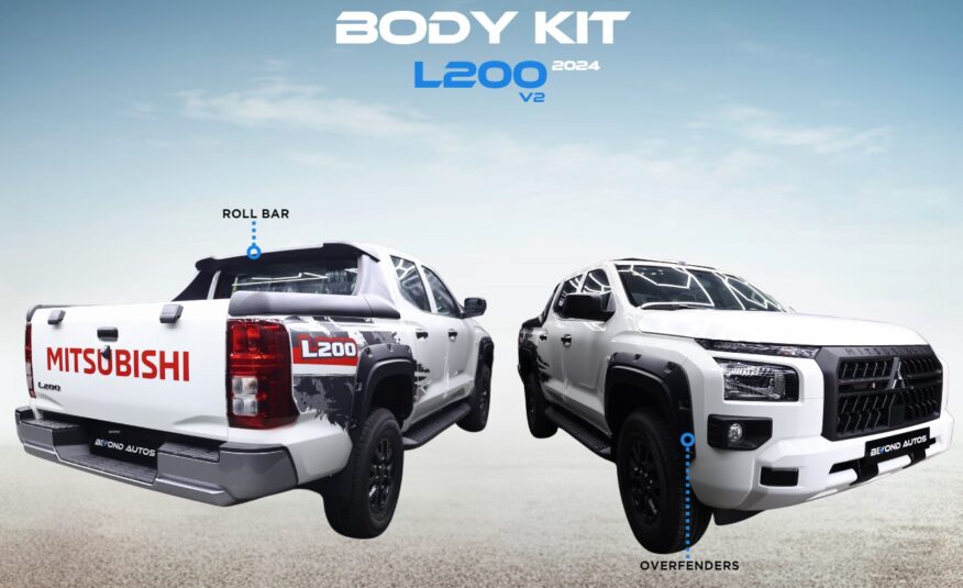 Body Kit V2 for Mitsubishi L200 Triton fits 2024 model