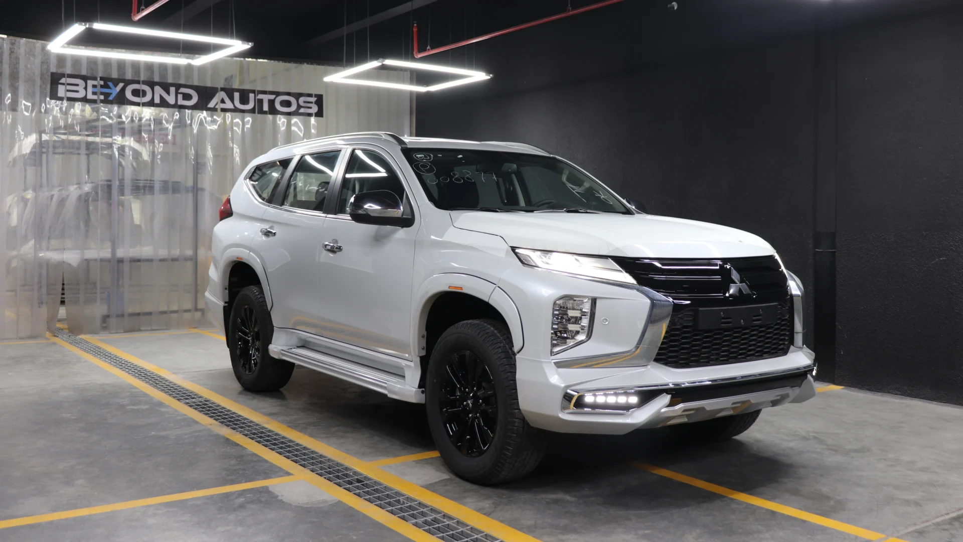 Mitsubishi-Montero-Sport-Body-Kit-V2-Beyond-Auto-Accessories White Front