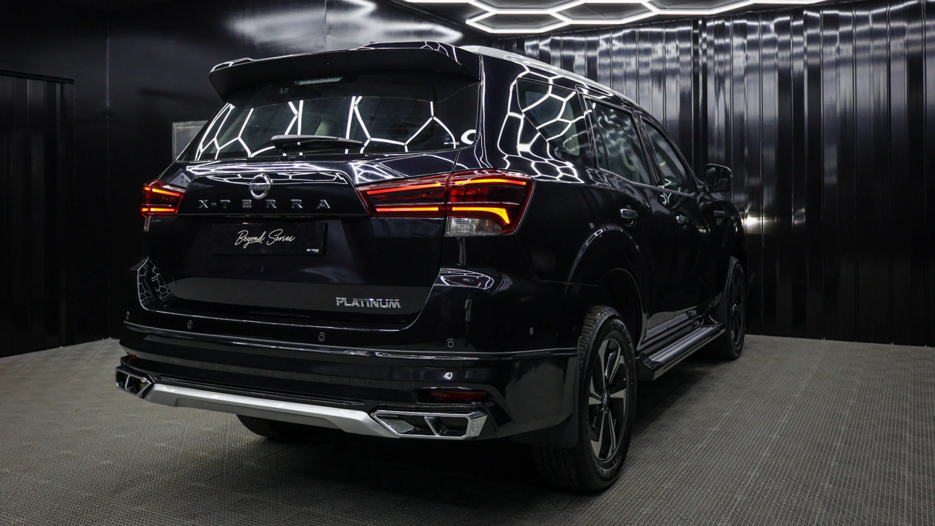 Nissan-Xterra-Body-Kit-V1-Beyond-Auto-Accessories Blue Rear