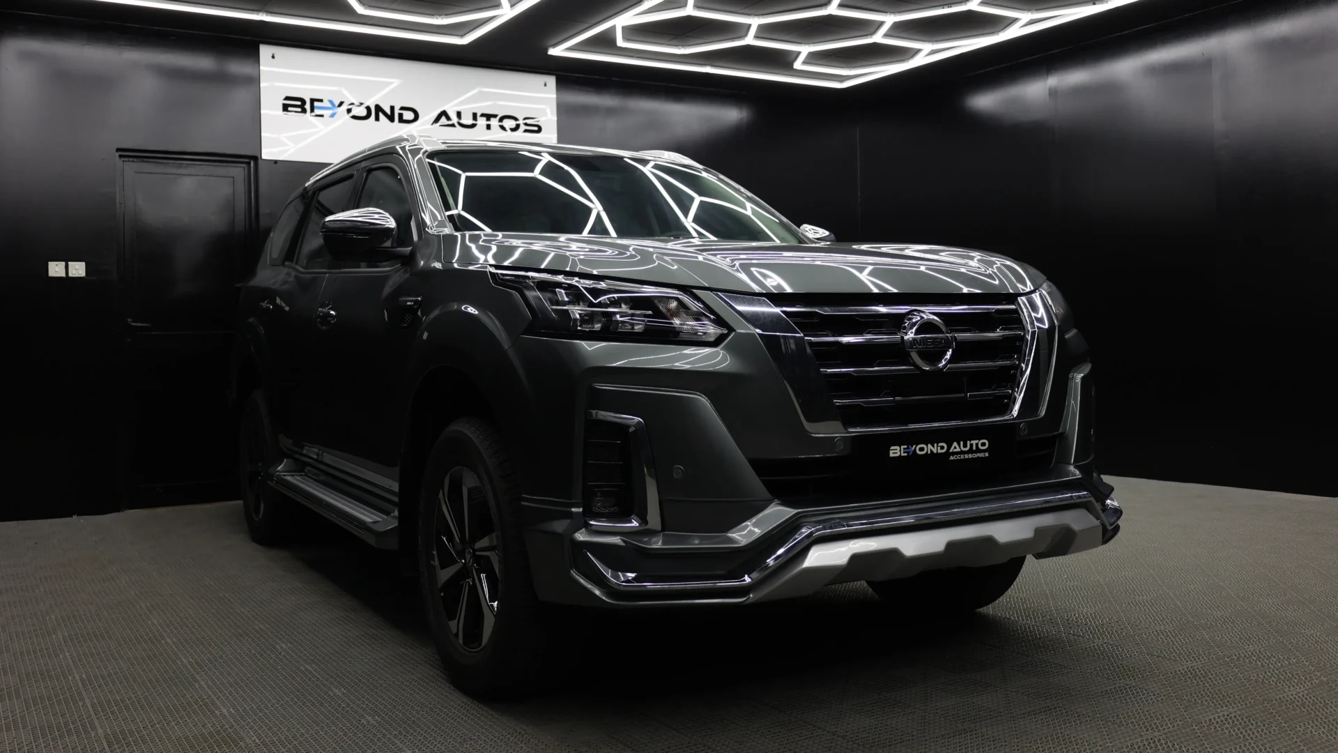 Nissan-Xterra-Body-Kit-V1-Beyond-Auto-Accessories Grey Front