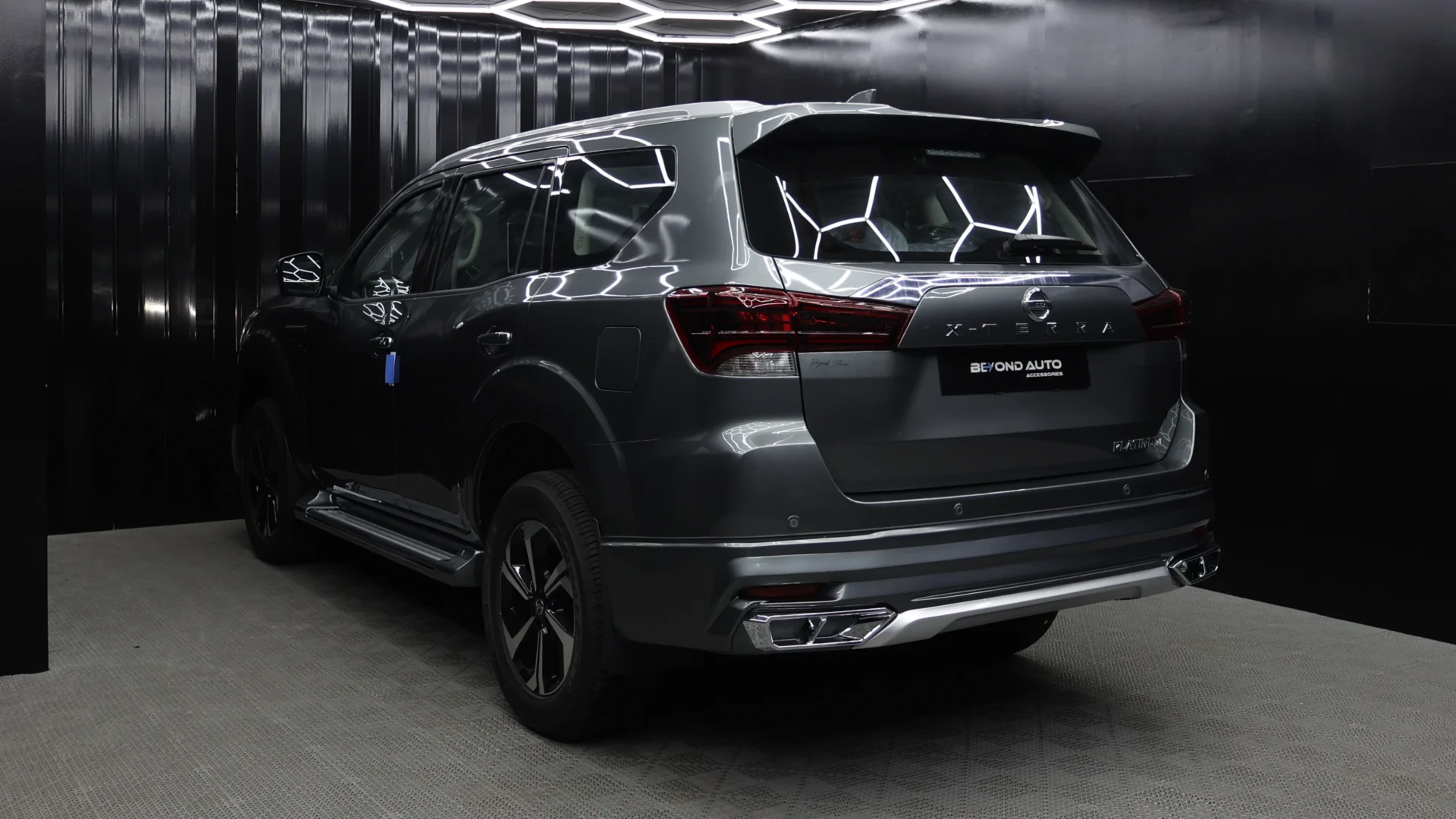 Nissan-Xterra-Body-Kit-V1-Beyond-Auto-Accessories Grey Rear