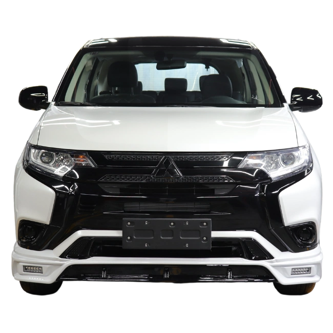 Beyond Auto Accessories _ Outlander V1 _ White _ Body Kit After - Front