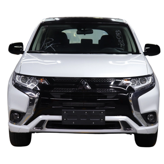 Beyond Auto Accessories _ Outlander V1 _ White _ Body Kit Before - Front