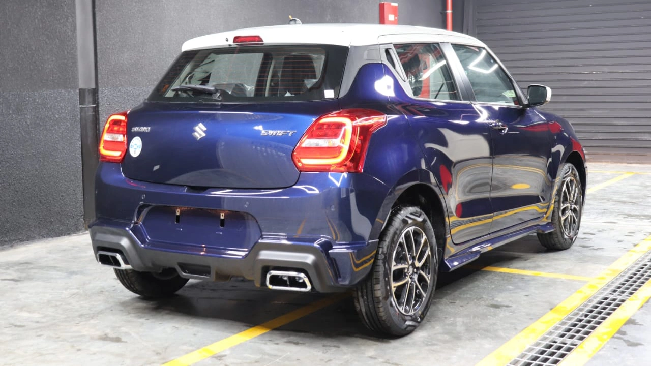 Suzuki-Swift-Body-Kit-V1-Beyond-Auto-Accessories Blue Rear