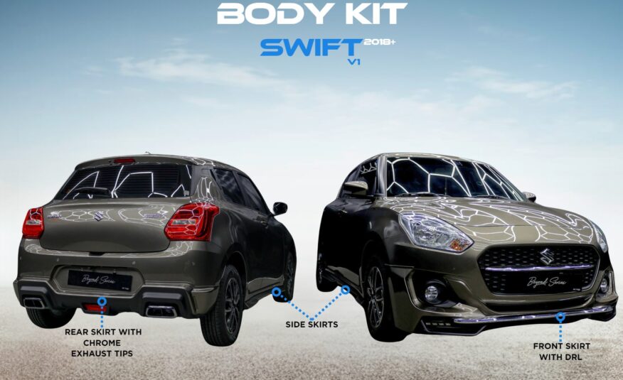 Body Kit V1 for Suzuki Swift fits 2018 – 2024 Models