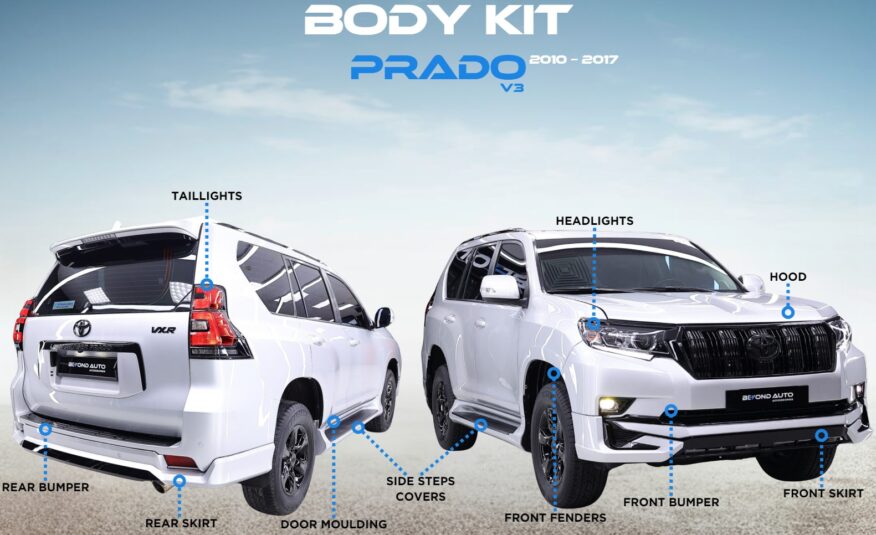 Upgrade Facelift VXR Body Kit for Toyota Prado Fits 2010 – 2017 Models