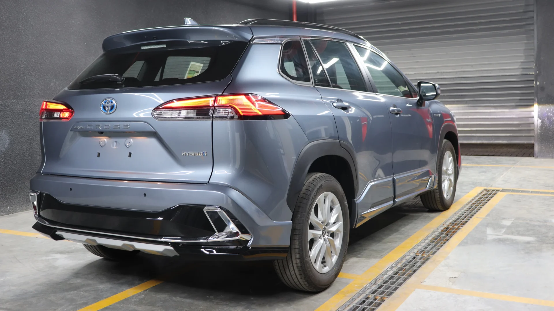 Toyota-Corolla-Cross-Body-Kit-V1-Beyond-Auto-Accessories Blue Rear