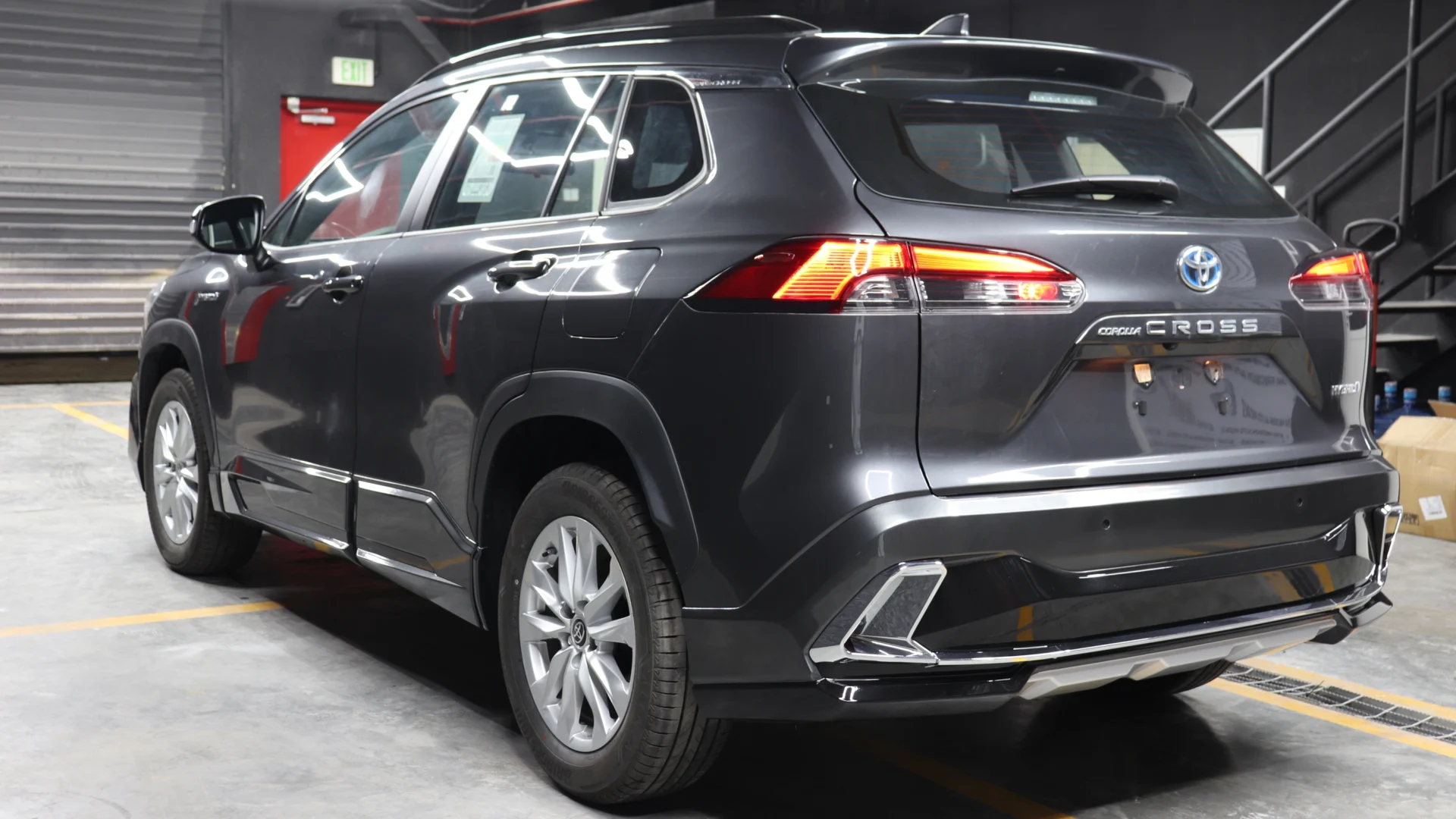 Toyota-Corolla-Cross-Body-Kit-V1-Beyond-Auto-Accessories Grey Rear