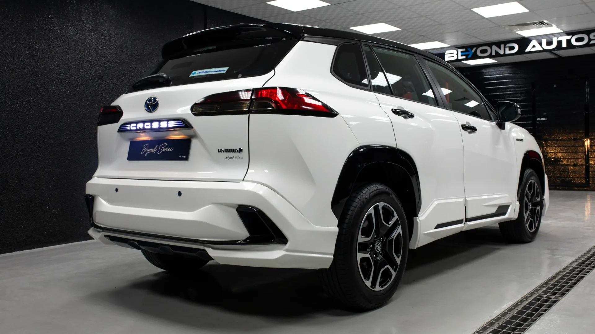 Toyota-Corolla-Cross-Body-Kit-V1-Beyond-Auto-Accessories White Rear