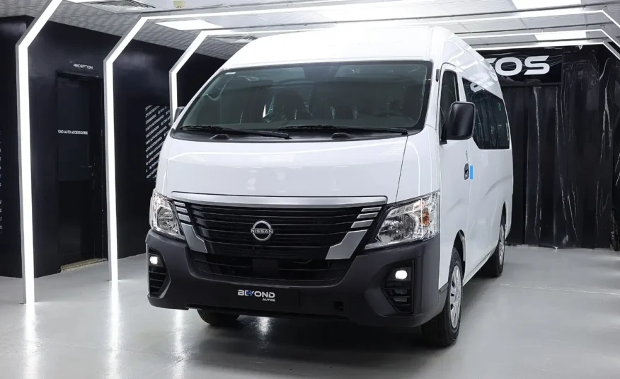 2025-Nissan-Urvan-Passenger-Bus-13-Seater-Front-LeftSide