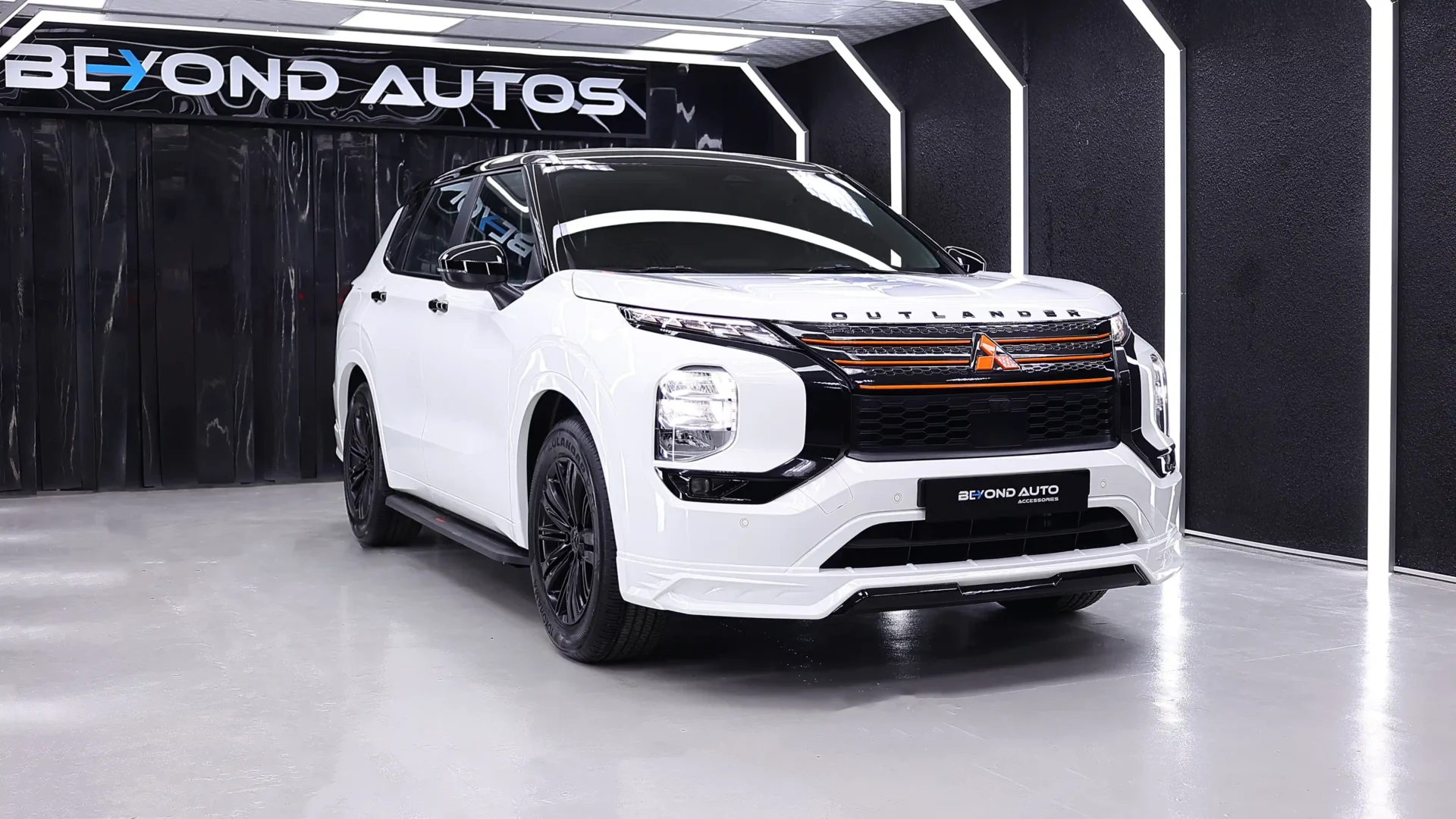 Beyond Auto Accessories _ Outlander V2 _ White _ Body Kit Front 2022 2023 2024
