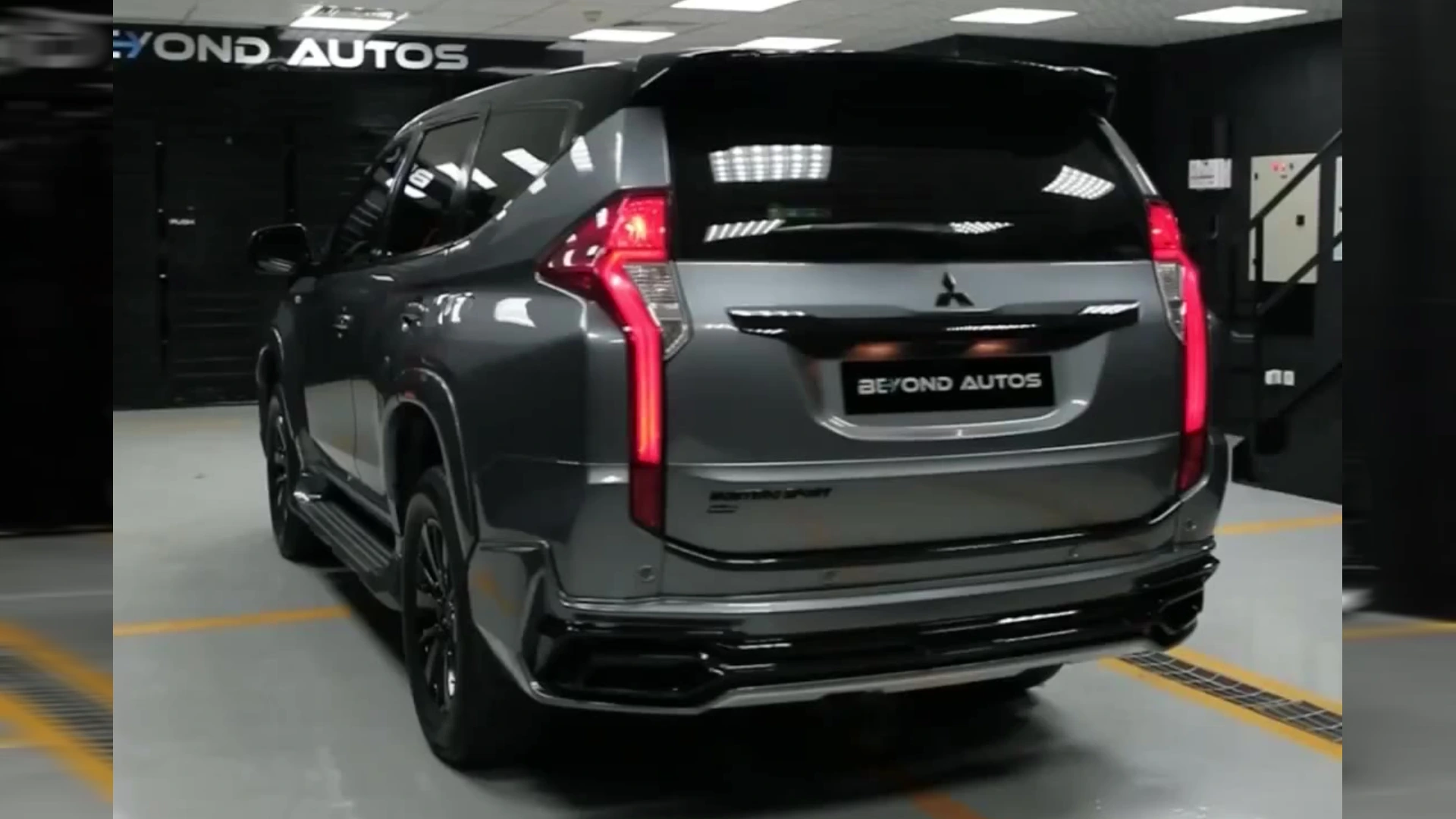Mitsubishi-Montero-Sport-Body-Kit-V1-Beyond-Auto-Accessories-Grey Rear