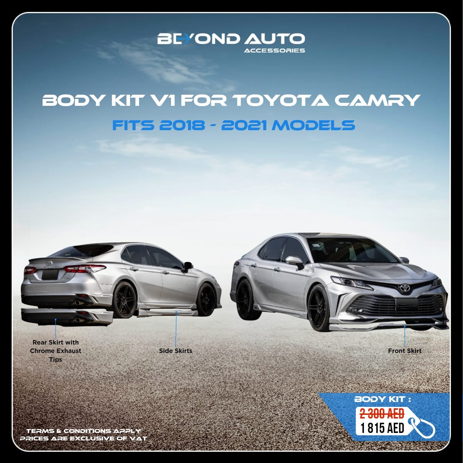 Toyota Camry Body kit 20182021 Car Body Kits and Accessories