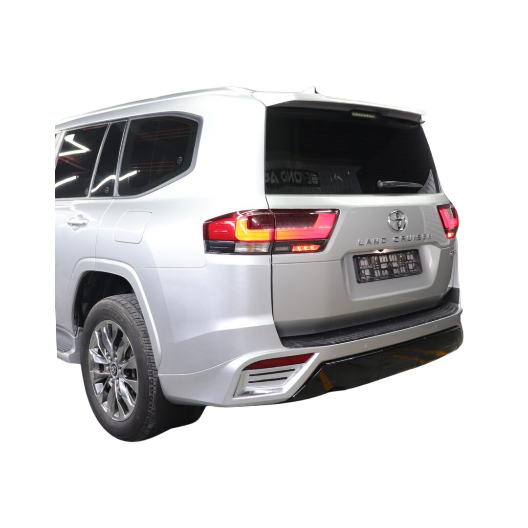 Beyond Auto Accessories _ Toyota Land Cruiser LC300 _ Silver _ Body Kit After - Rear