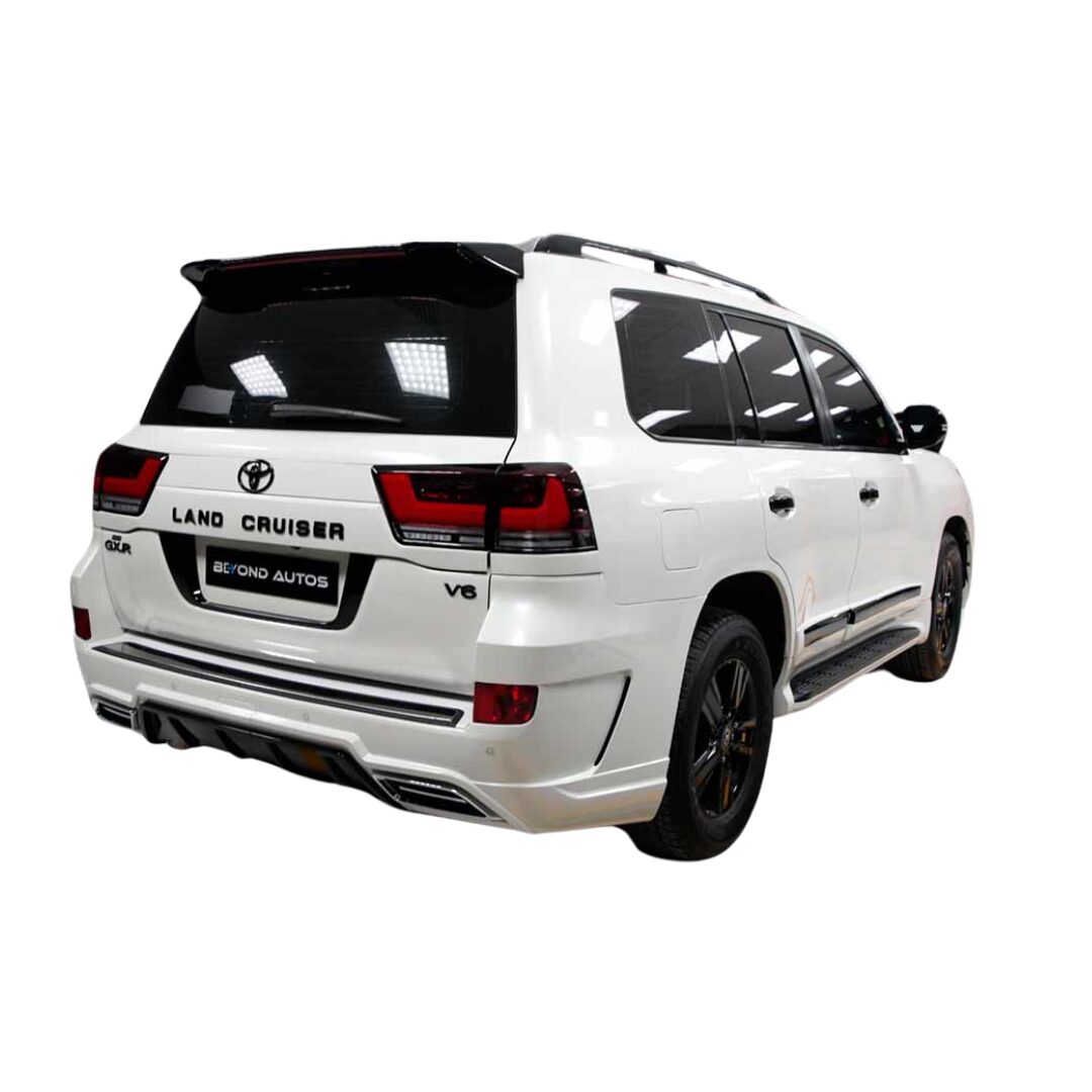 Beyond Auto Accessories _ Toyota Land Cruiser Navigator _ White _ Body Kit After - Rear