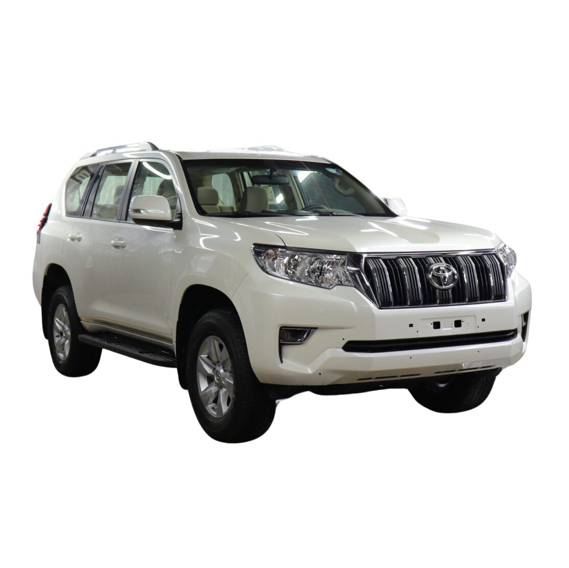 Beyond Auto Accessories _ Toyota Prado V1 _ White _ Body Kit Before - Front (2)