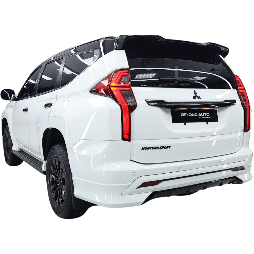 Beyond Auto Accessories _ Montero V3 _ White _ Body Kit After - Rear