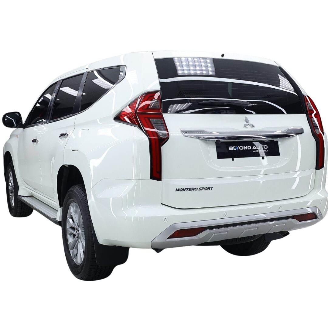 Beyond Auto Accessories _ Montero V3 _ White _ Body Kit Before - Rear