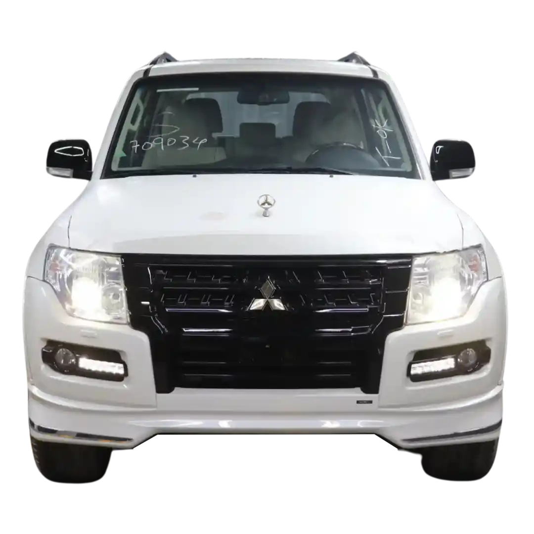 Beyond Auto Accessories _ Pajero V1 _ White _ Body Kit Before - Front