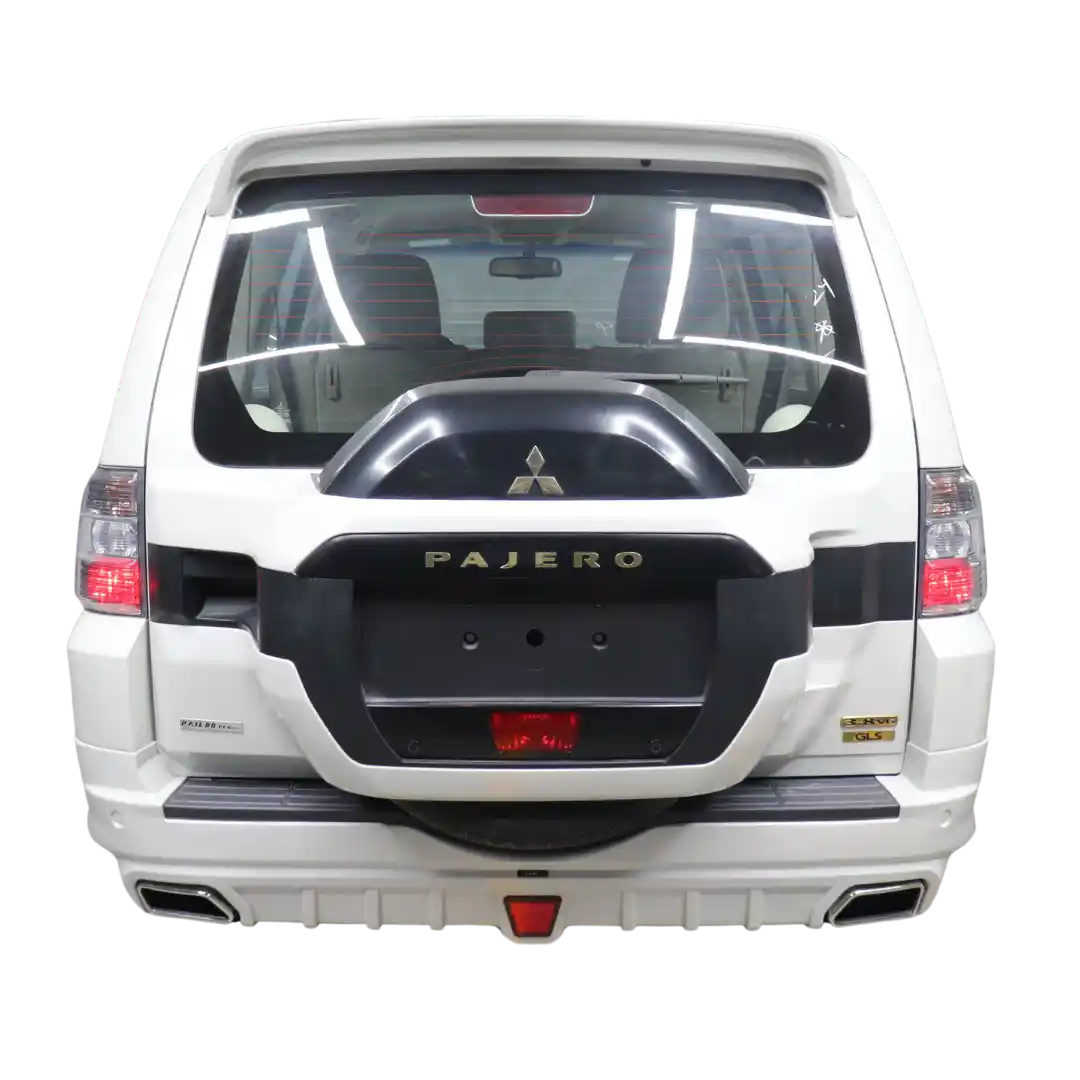 Beyond Auto Accessories _ Pajero V1 _ White _ Body Kit Before - Rear