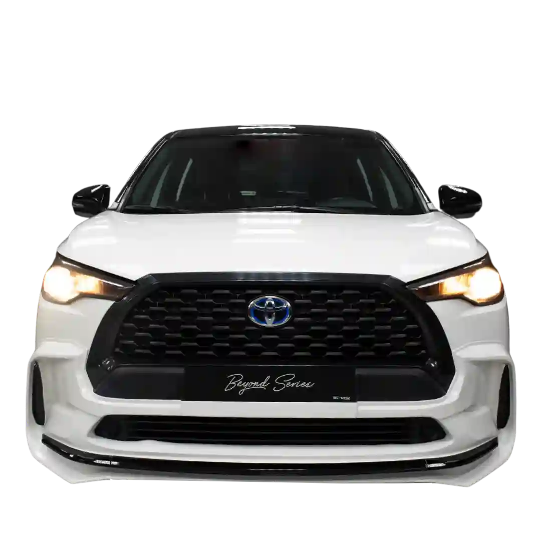 Beyond Auto Accessories _ Toyota Corolla Cross V1 _ White _ Body Kit Before - Front