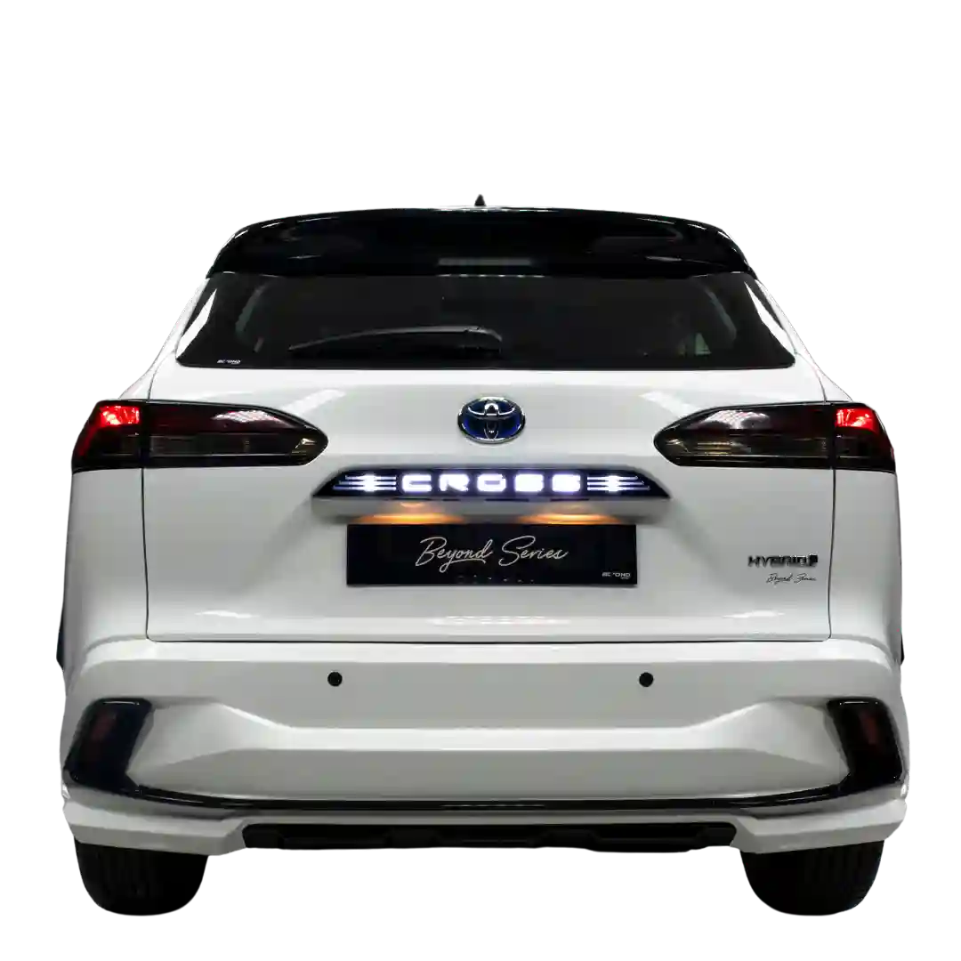 Beyond Auto Accessories _ Toyota Corolla Cross V1 _ White _ Body Kit Before - Rear