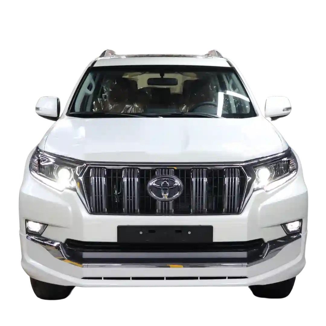 Beyond Auto Accessories _ Toyota Prado V2 _ White _ Body Kit Before - Front