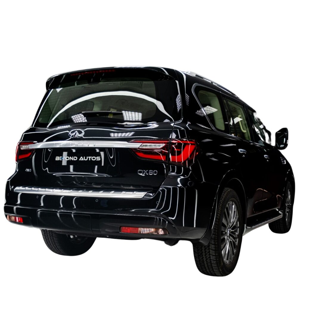 Infiniti QX80 Beyond Edition Upgrade - Beyond Auto Accessories Rear Before