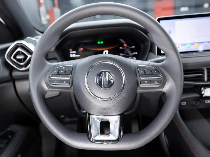 2026 MG MG5 GT 1.5L Comfort White Inside Black & Red- Beyond Autos - www.beyondautos.com