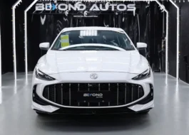 2026 MG MG5 GT 1.5L Comfort White Inside Black & Red- Beyond Autos - www.beyondautos.com