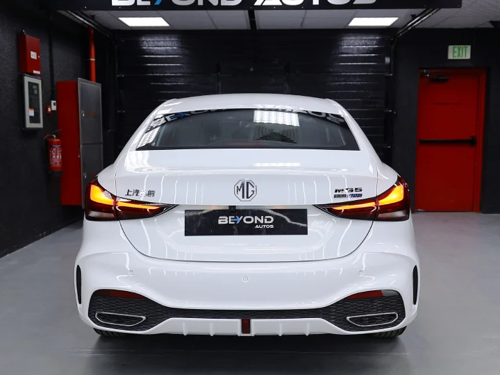 2026 MG MG5 GT 1.5L Comfort White Inside Black & Red- Beyond Autos - www.beyondautos.com