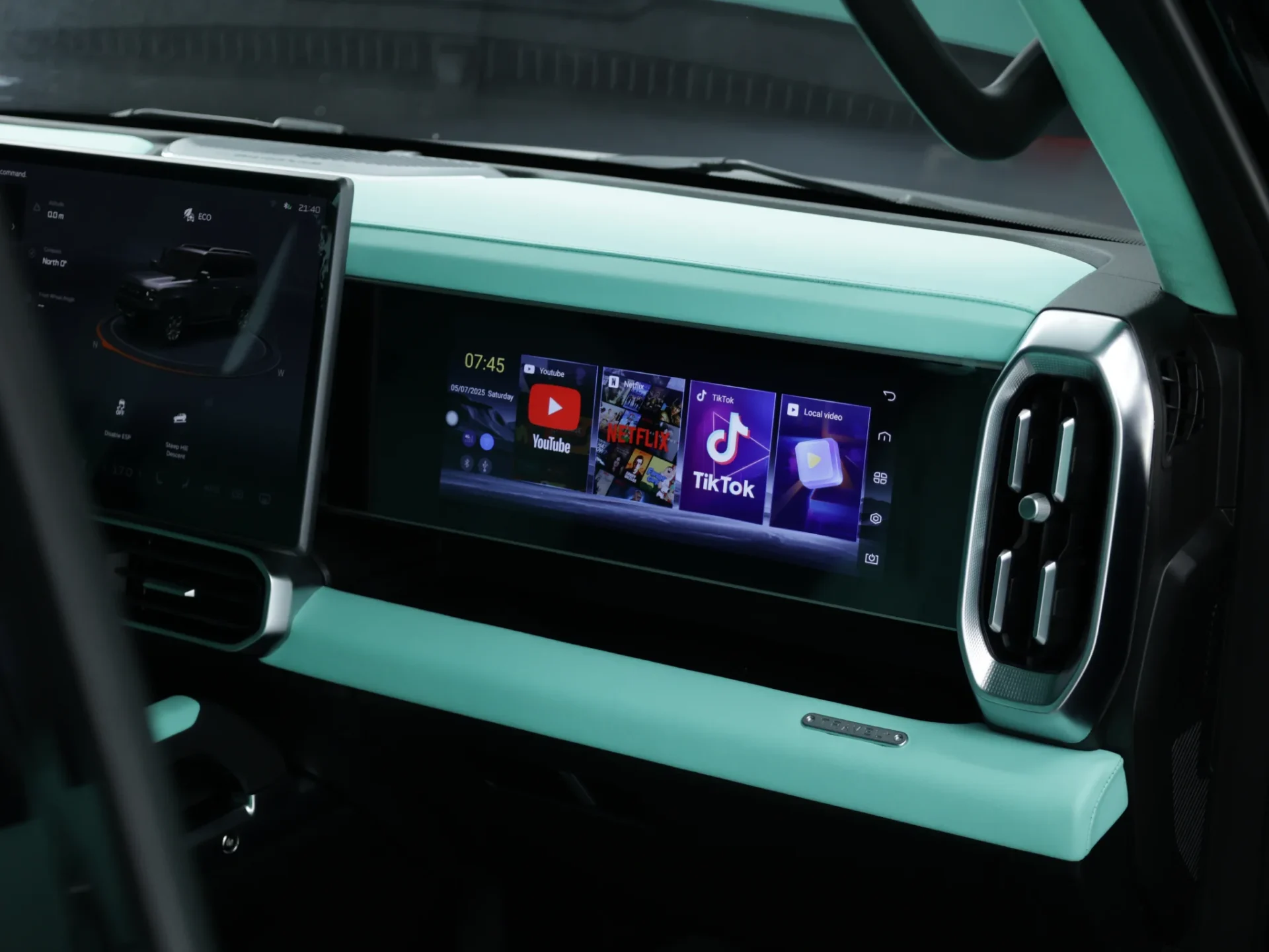 2026 Jetour T2 C-DM 1.5L Turbo Black Interior Tiffany Blue- Beyond Autos - www.beyondautos.com