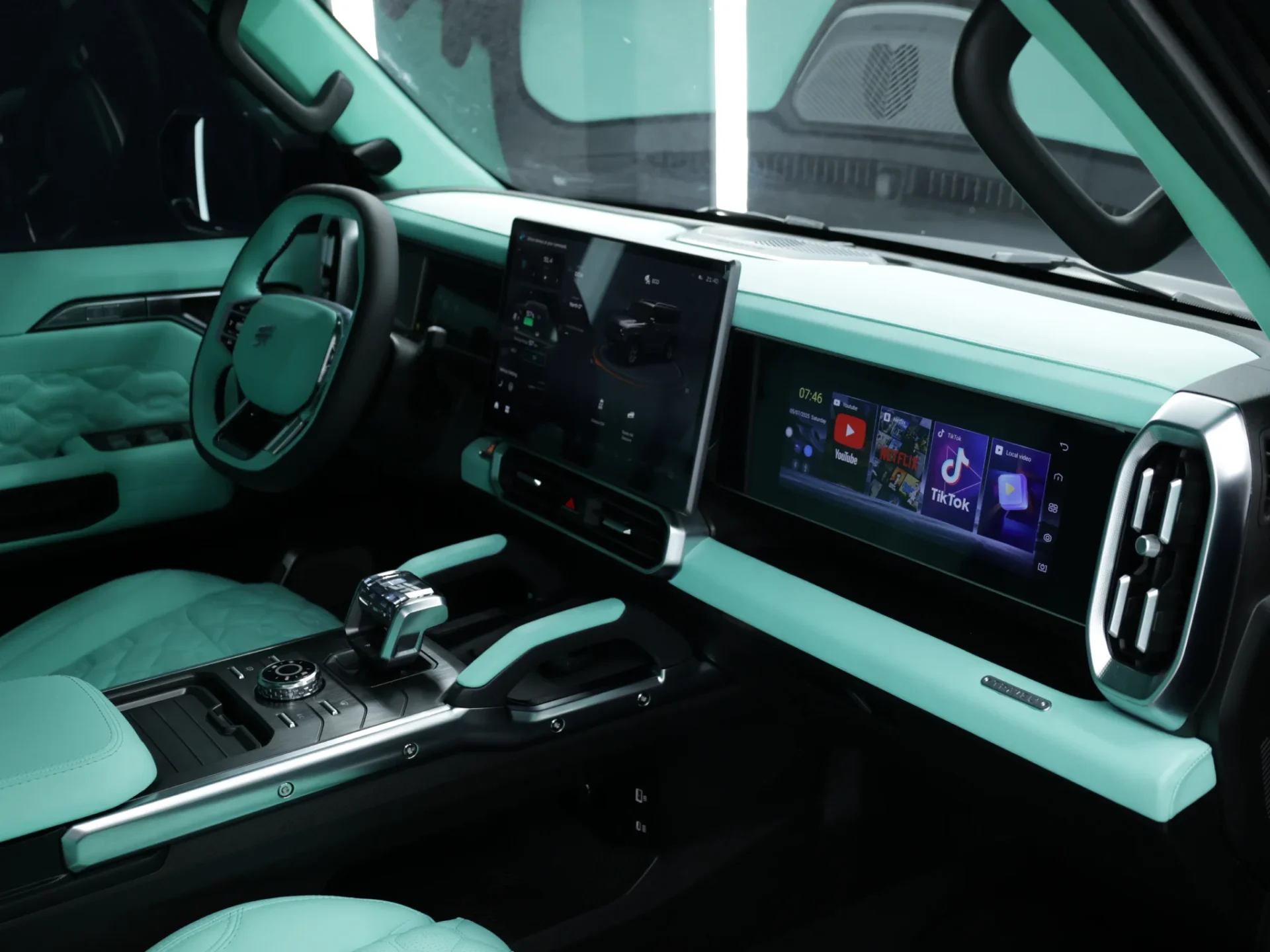 2026 Jetour T2 C-DM 1.5L Turbo Black Interior Tiffany Blue- Beyond Autos - www.beyondautos.com