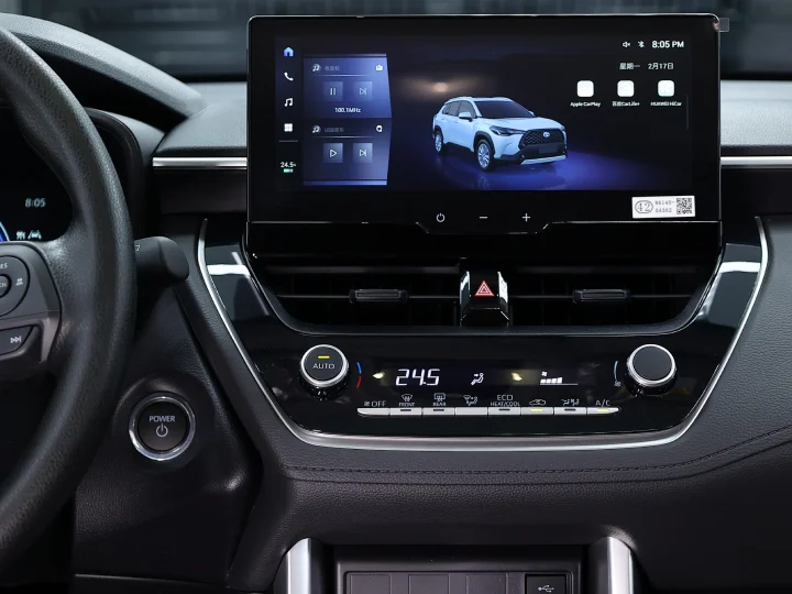 2026 Toyota Corolla Cross 2.0L HEV White Inside Black - Beyond Autos - www.beyondautos.com