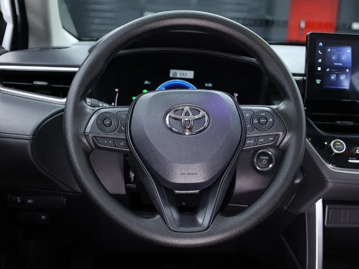 2026 Toyota Corolla Cross 2.0L HEV White Inside Black - Beyond Autos - www.beyondautos.com