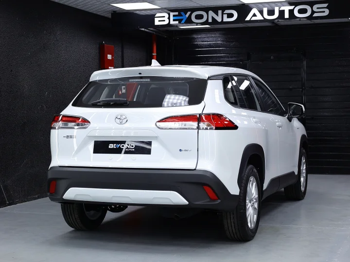 2026 Toyota Corolla Cross 2.0L HEV White Inside Black - Beyond Autos - www.beyondautos.com