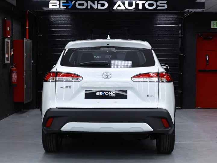 2026 Toyota Corolla Cross 2.0L HEV White Inside Black - Beyond Autos - www.beyondautos.com