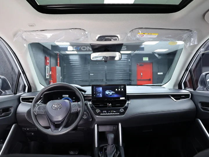 2026 Toyota Corolla Cross 2.0L HEV White Inside Black - Beyond Autos - www.beyondautos.com