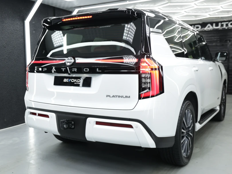 2026 Nissan Patrol Y63 Platinum White - Export Import From Dubai - Beyond Autos - www.beyondautos.com