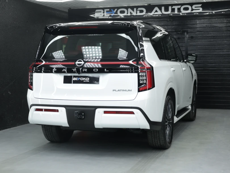 2026 Nissan Patrol Y63 Platinum White - Export Import From Dubai - Beyond Autos - www.beyondautos.com