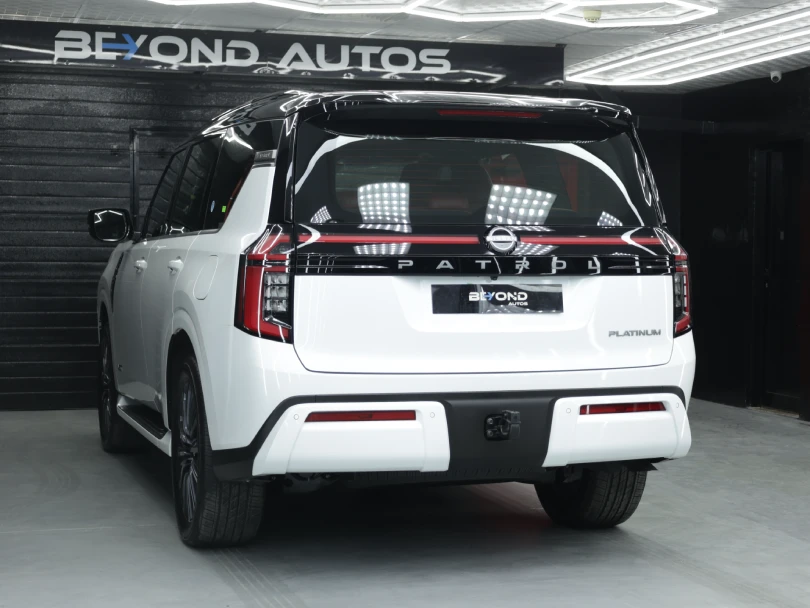 2026 Nissan Patrol Y63 Platinum White - Export Import From Dubai - Beyond Autos - www.beyondautos.com