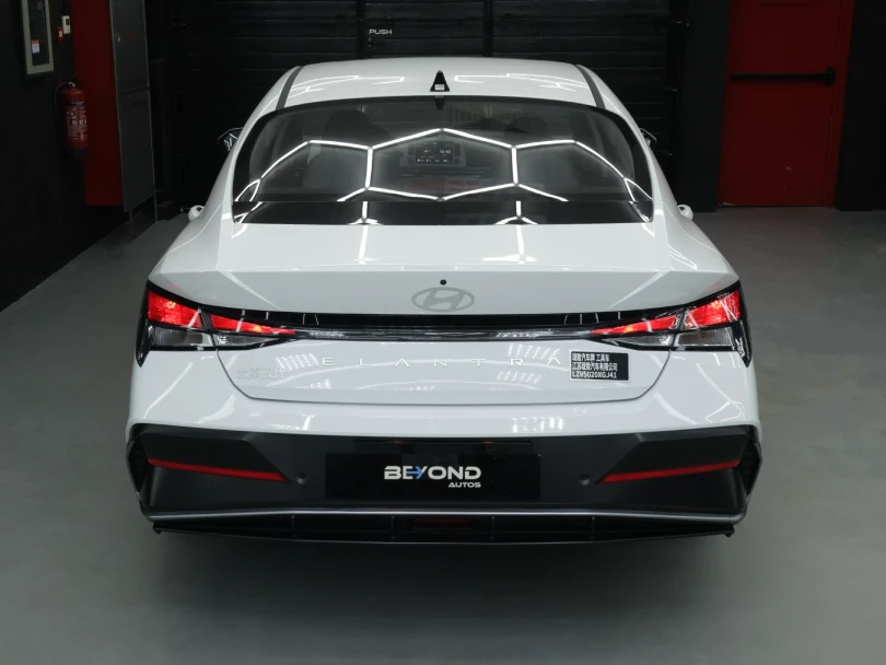 2026 Hyundai Elantra 1.5L GLX Elite White Inside Black - Beyond Autos - www.beyondautos.com